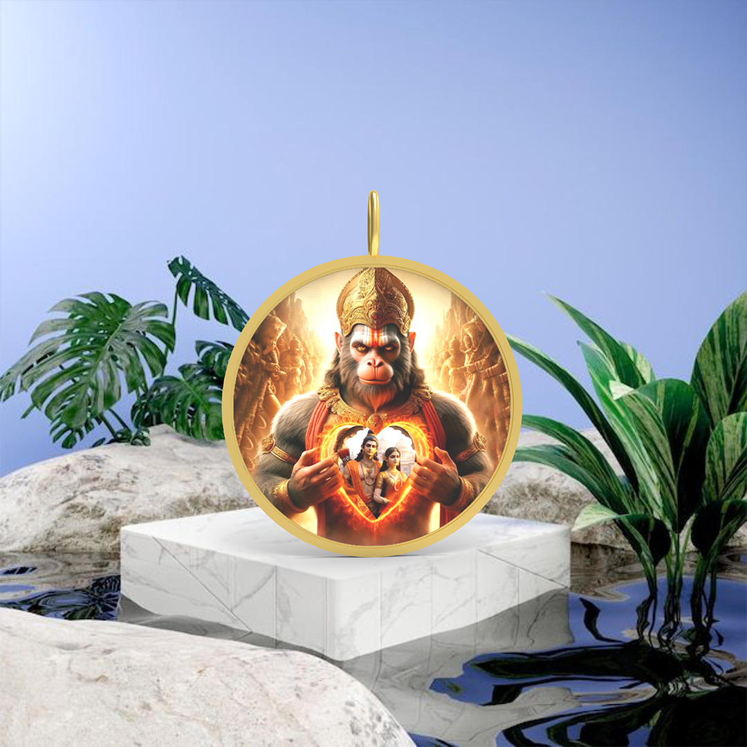 24Karat-Lord-Hanuman-Ram-Sita-Pendant-17mm-20.69mm-0.60mm	